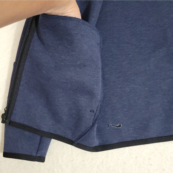Nike Sportswear Big Kids Tech Fleece Full Zip Hoodie Size Medium 10-12 Yrs Blue - Picture 9 of 14